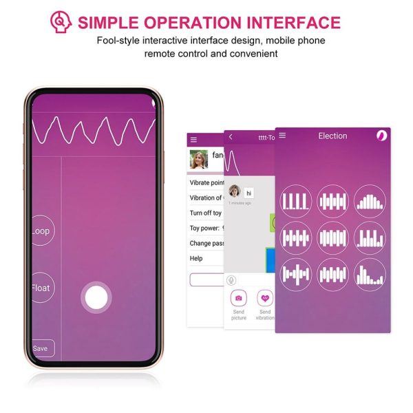 Small Tadpole Phone APP Bluetooth Wireless Jump Egg Vibrator