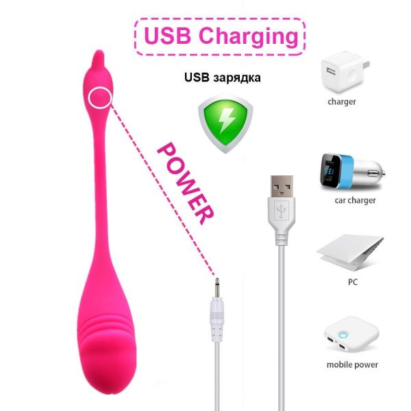 Small Tadpole Phone APP Bluetooth Wireless Jump Egg Vibrator