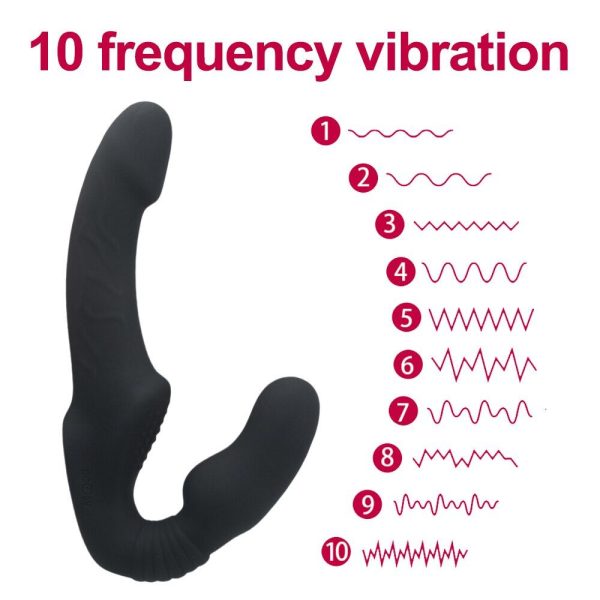 Wearable Dildo Double Head Vibrator For Lesbian Women