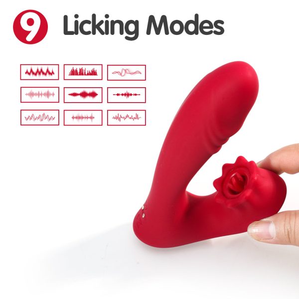 Forest Rain Remote Control Clitoral Licking Vibrator