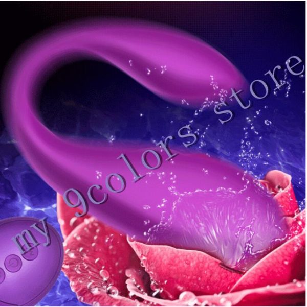 Wearable Wireless Vibrator Dildo G Spot C Shape Silicone Stimulator