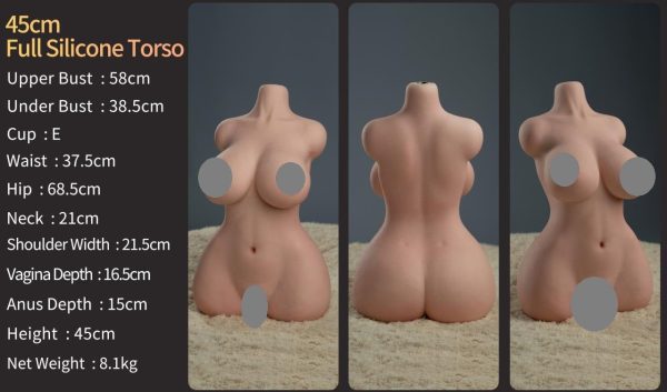 Zelex Full silicone 45CM Half Body 8.1KG