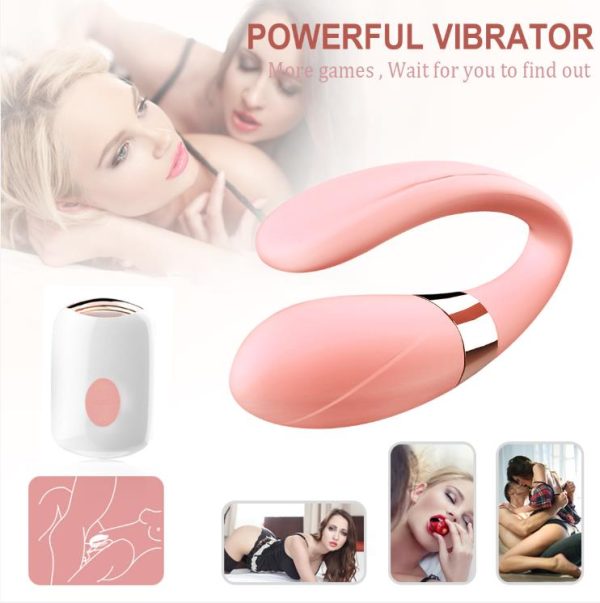 Wireless C Type Vibrator Dual Motors We-vibe G-spot Clitoris Massager