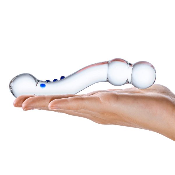 6 Curved G-spot Nubbed Dildo