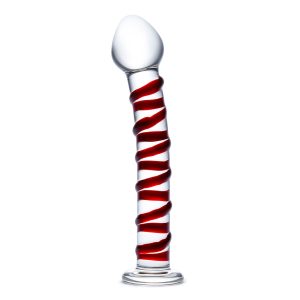 7.5 Mr. Swirly Glass Dildo