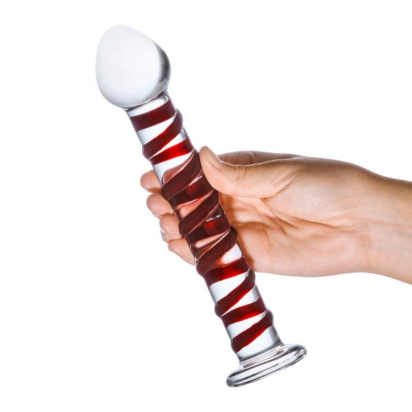 7.5 Mr. Swirly Glass Dildo