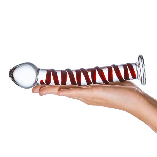 7.5 Mr. Swirly Glass Dildo