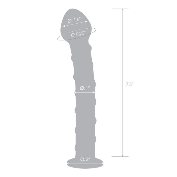 7.5 Mr. Swirly Glass Dildo