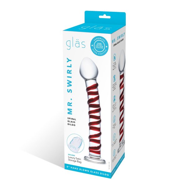 7.5 Mr. Swirly Glass Dildo