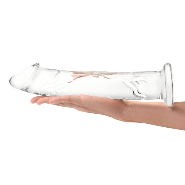 12 Veiny Dildo With Flat Base