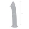 12 Veiny Dildo With Flat Base