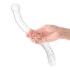 11 Pelvic Wand Curved Double Ended Dildo