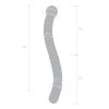 11 Pelvic Wand Curved Double Ended Dildo