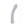 7.5 Striped Double Ended Glass Dildo