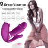 Remote Vibrator Heating Clitoris Dildo For Women