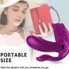 Remote Vibrator Heating Clitoris Dildo For Women