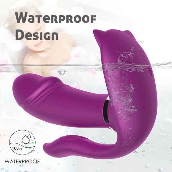 Remote Vibrator Heating Clitoris Dildo For Women