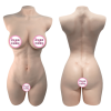 Blanchel Full Silicone Half Body Realistic Toy For Him 23KG
