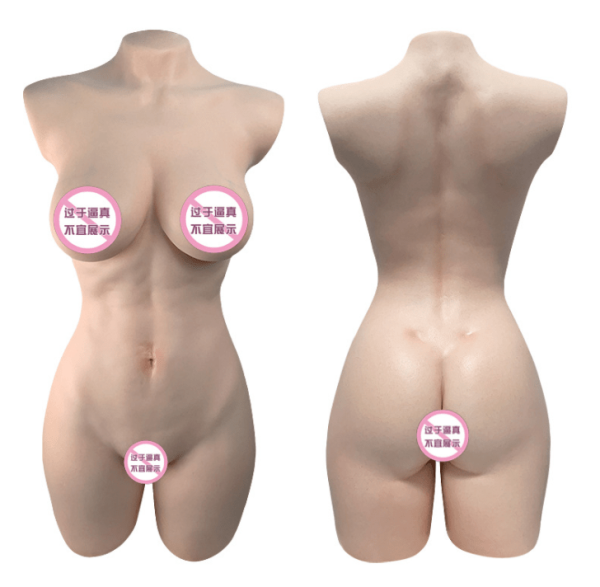 Blanchel Full Silicone Half Body Realistic Toy For Him 23KG