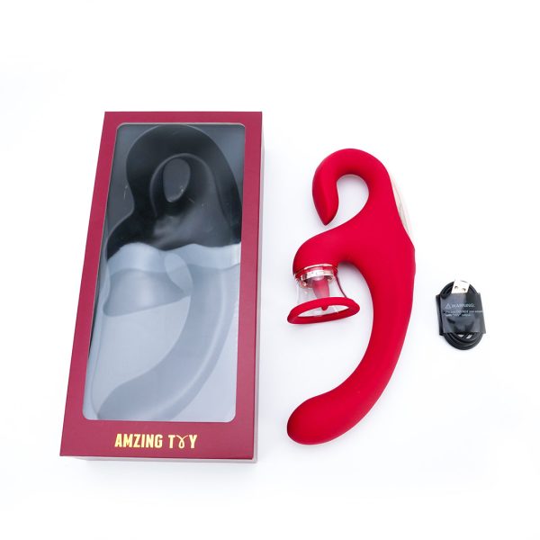 Sandra 3-in-1 G-Spot and Clitoral Suction Rabbit Vibrator