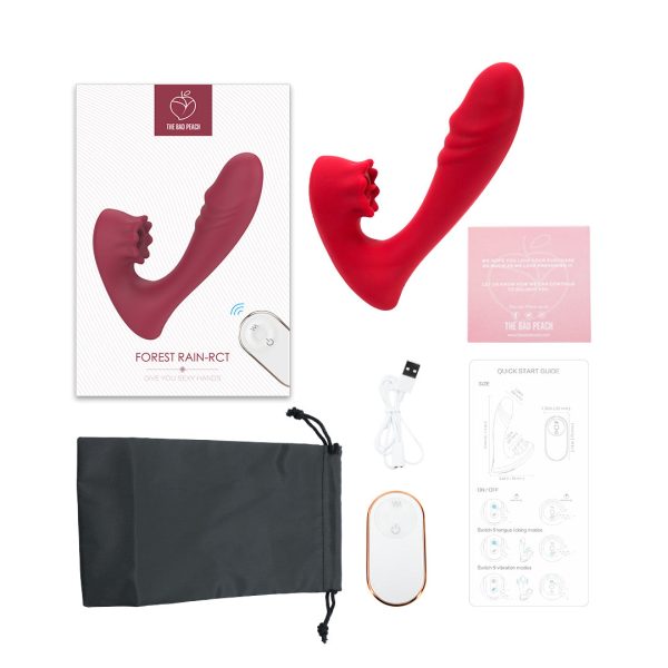 Forest Rain Remote Control Clitoral Licking Vibrator