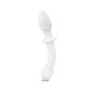 7 Double Ended White Butt Plug