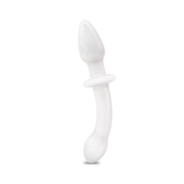 7 Double Ended White Butt Plug