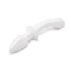 7 Double Ended White Butt Plug