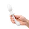 7 Double Ended White Butt Plug