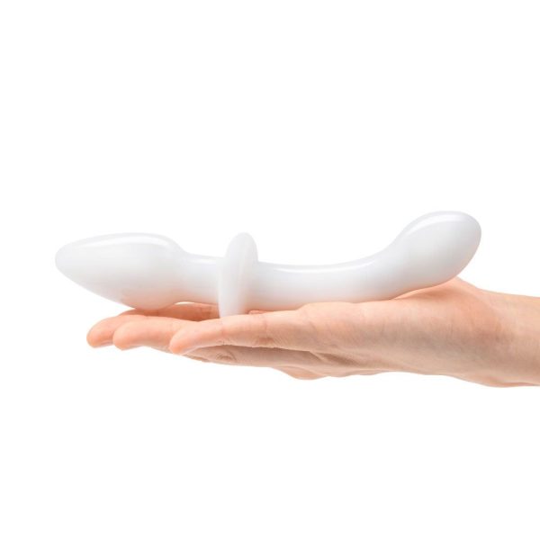 7 Double Ended White Butt Plug