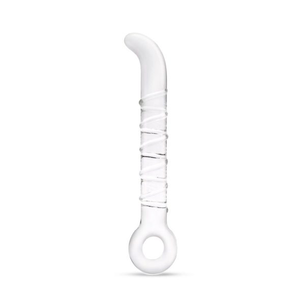 7 Slim Swirly Dildo with G-Spot Tip