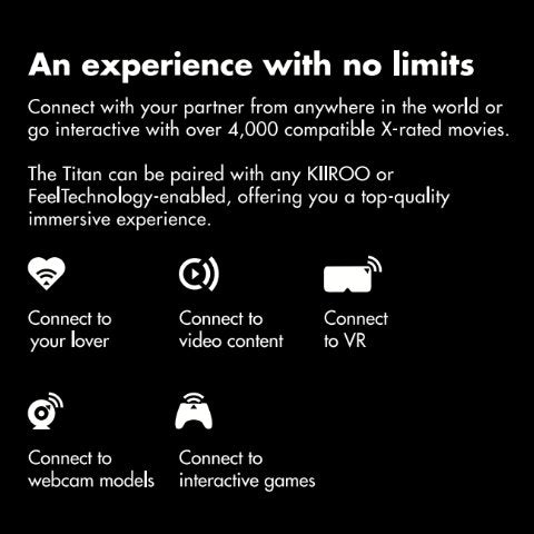 KIIROO Titan Interactive Vibrating Stroker