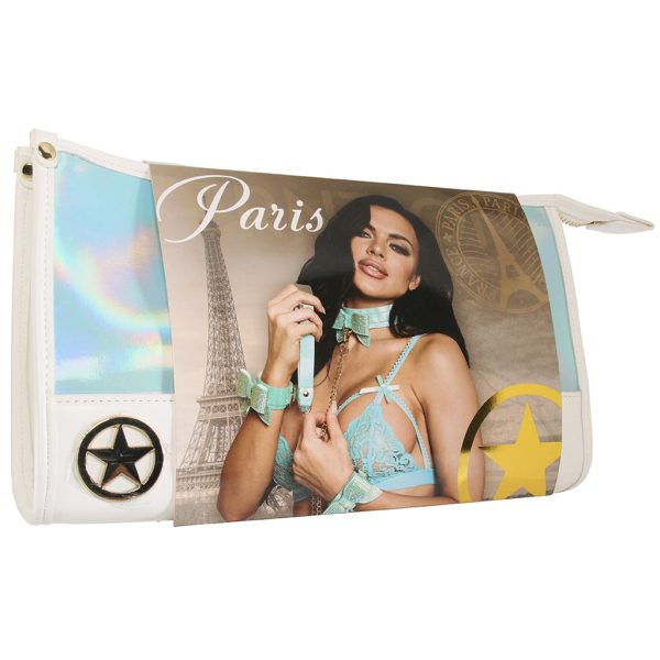 Ouch! Paris Collection Bondage Kit with Bag in Blue