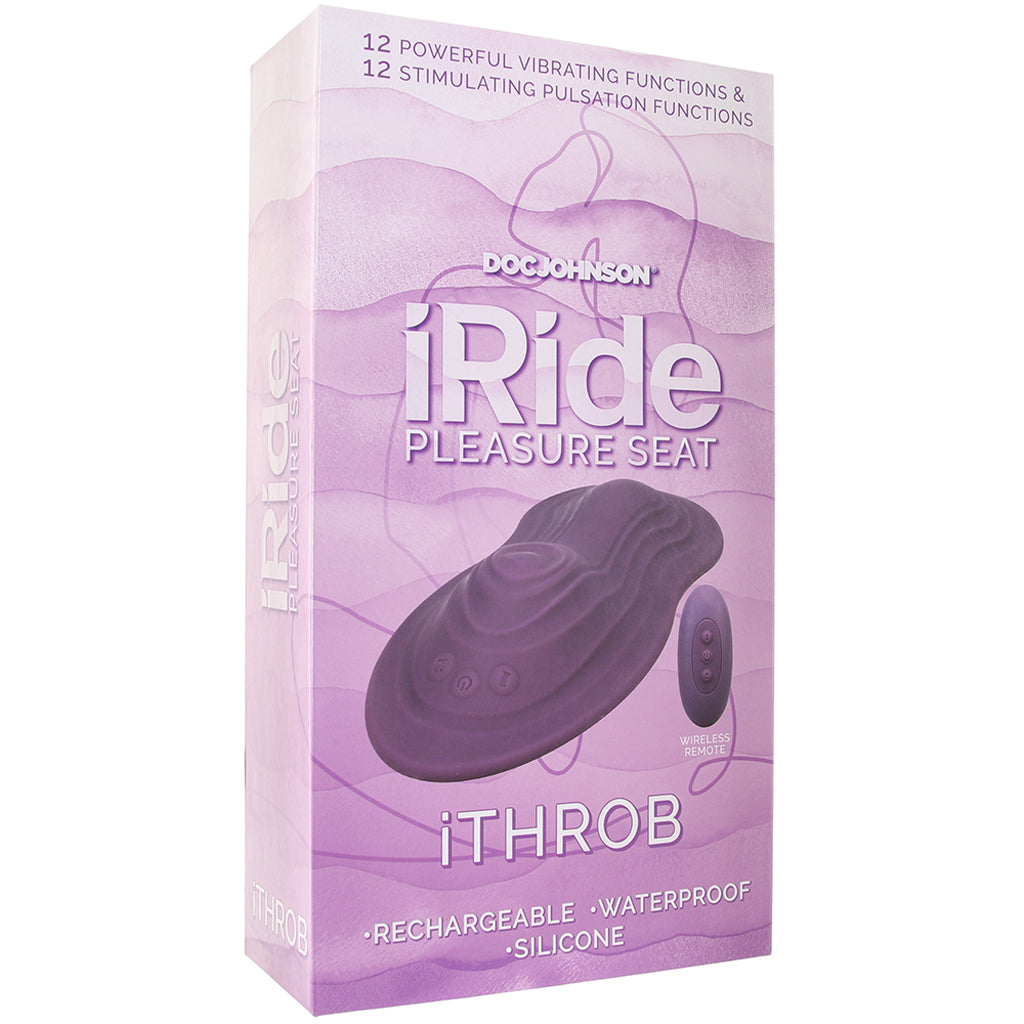 iRide Pleasure Seat Remote Grinder Vibe in Dusty Purple