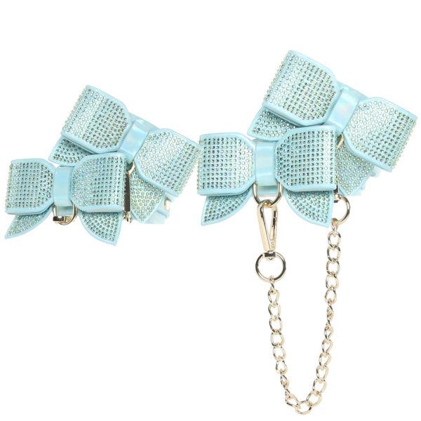 Ouch! Paris Collection Bondage Kit with Bag in Blue