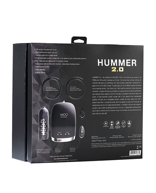 VeDO Hummer 2.0 hands free male sex toy