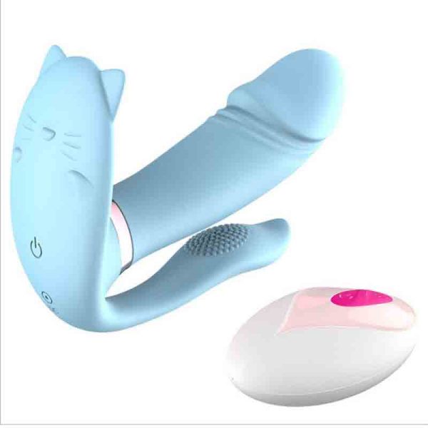 Remote Vibrator Heating Clitoris Dildo For Women