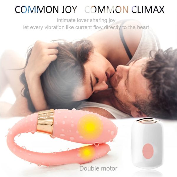 Wireless C Type Vibrator Dual Motors We-vibe G-spot Clitoris Massager