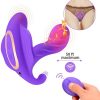 Soft Butterfly Strap on Vibrator Wireless Wearable Massager