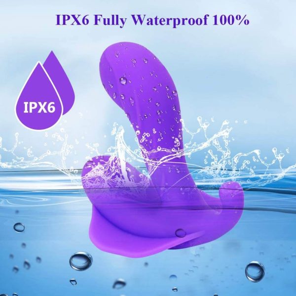 Soft Butterfly Strap on Vibrator Wireless Wearable Massager