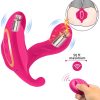 Soft Butterfly Strap on Vibrator Wireless Wearable Massager